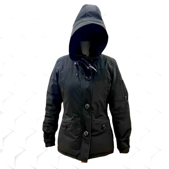 Canada Goose Jackets & Blazers - CANADA GOOSE Montebello Black fitted impeccable Down Parka Sz S